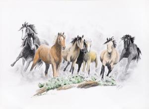 Artist To Donate To Wild Horses